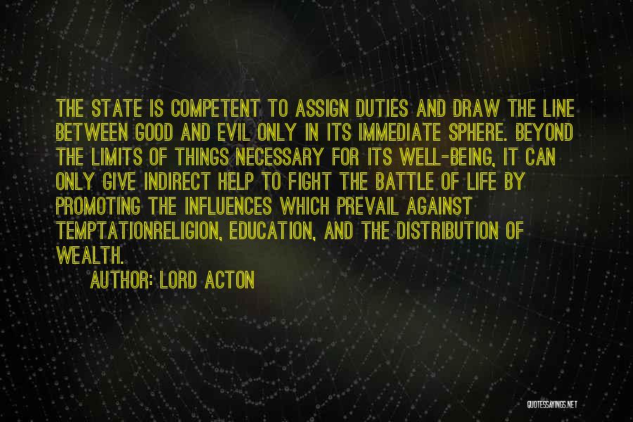 Evil Is Necessary Quotes By Lord Acton