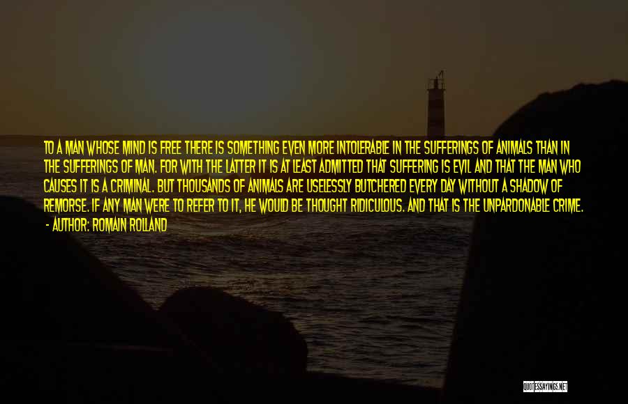 Evil Of Man Quotes By Romain Rolland