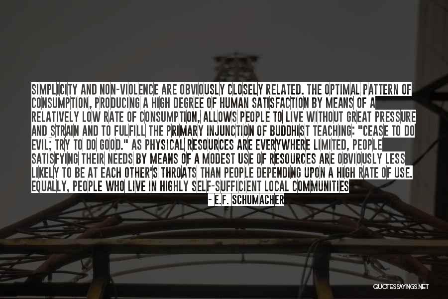 Evil People In The World Quotes By E.F. Schumacher Evil People In The World Quotes By E.F. Schumacher