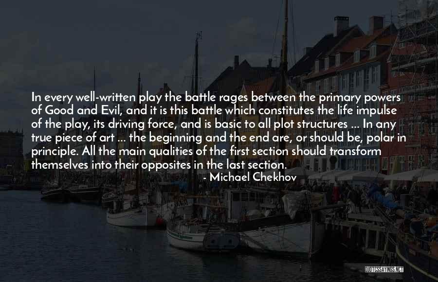 Evil Plot Quotes By Michael Chekhov