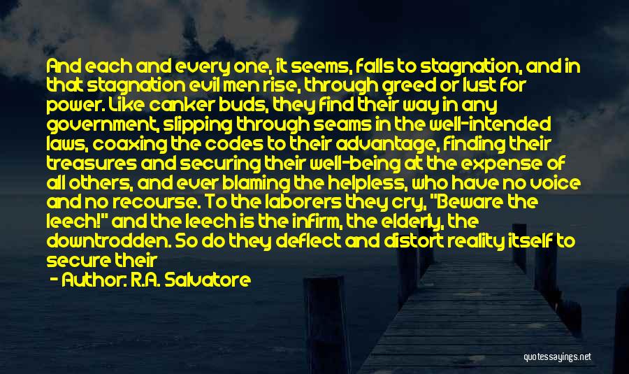 Evil Power Quotes By R.A. Salvatore