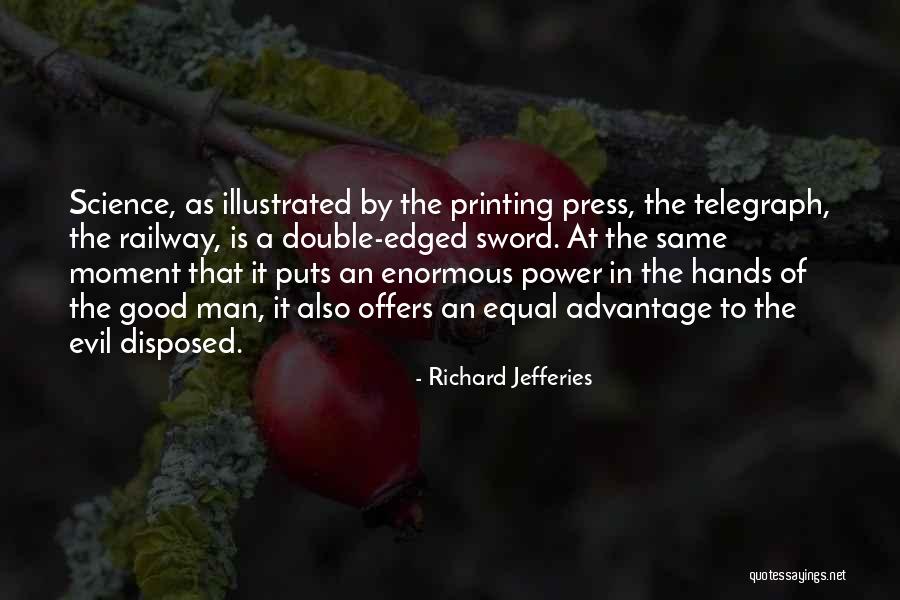 Evil Science Quotes By Richard Jefferies Evil Science Quotes By Richard Jefferies