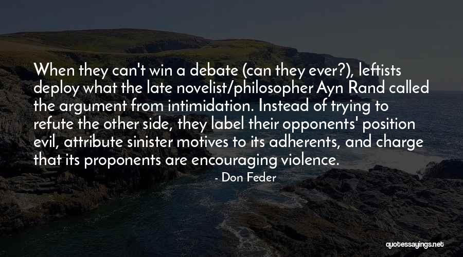 Evil Sinister Quotes By Don Feder Evil Sinister Quotes By Don Feder