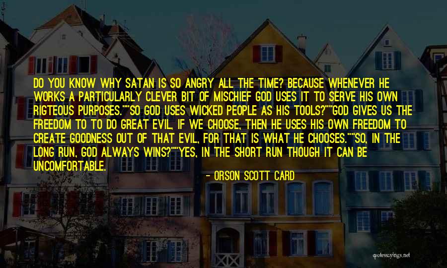 Evil Wins Quotes By Orson Scott Card Evil Wins Quotes By Orson Scott Card