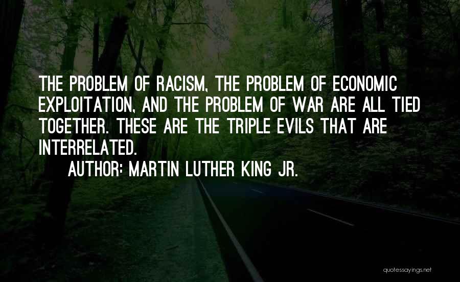 Evils Of Racism Quotes By Martin Luther King Jr.