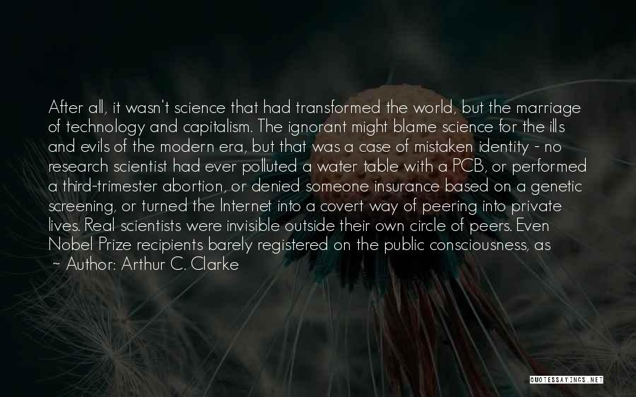 Evils Of Science Quotes By Arthur C. Clarke