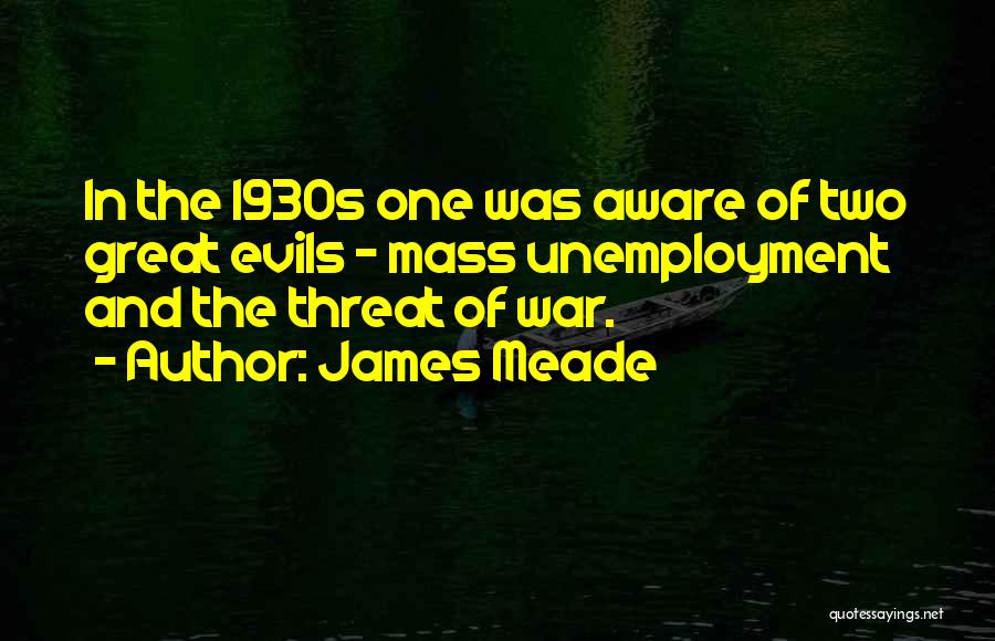 Evils Of War Quotes By James Meade