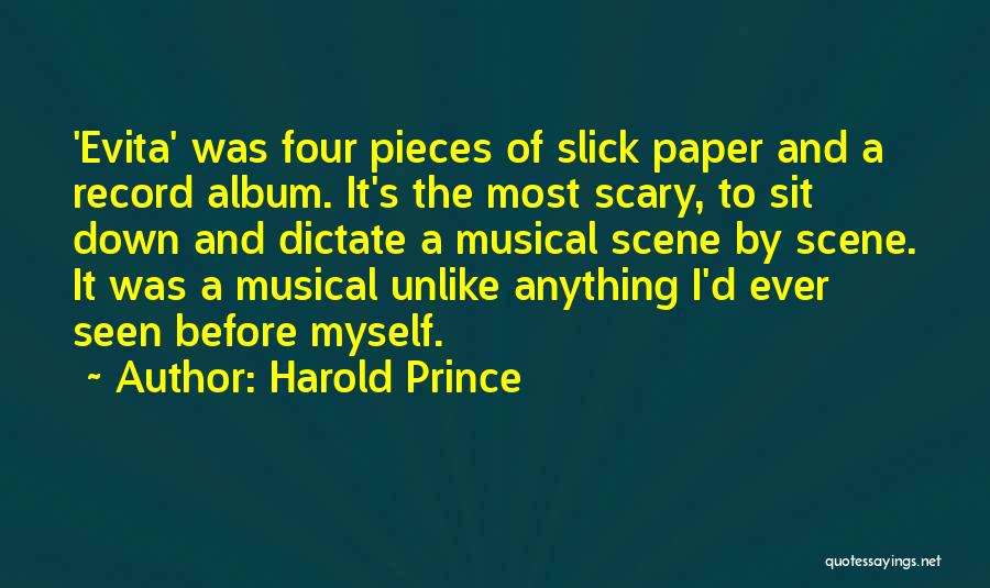 Evita Quotes By Harold Prince