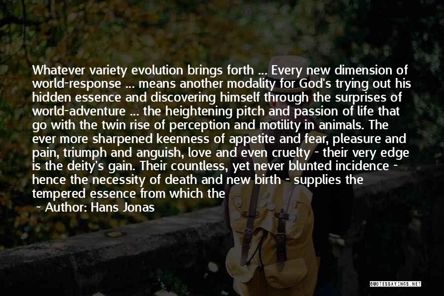 Evolution And God Quotes By Hans Jonas