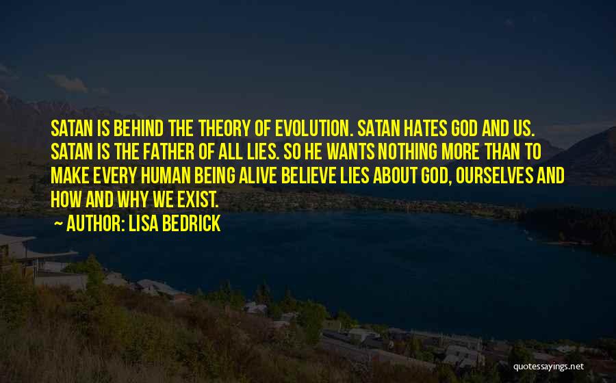 Evolution And God Quotes By Lisa Bedrick