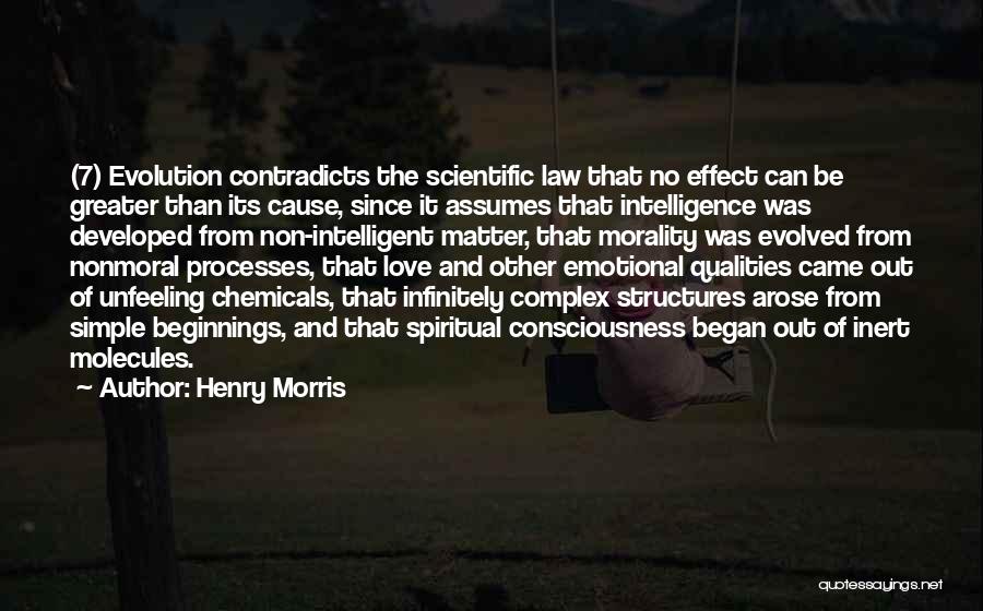 Evolution And Morality Quotes By Henry Morris