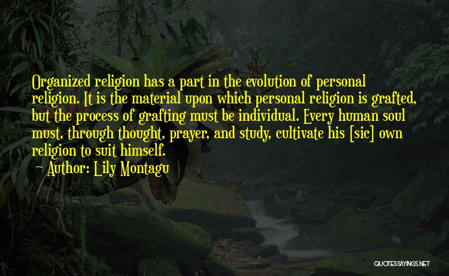 Evolution And Religion Quotes By Lily Montagu