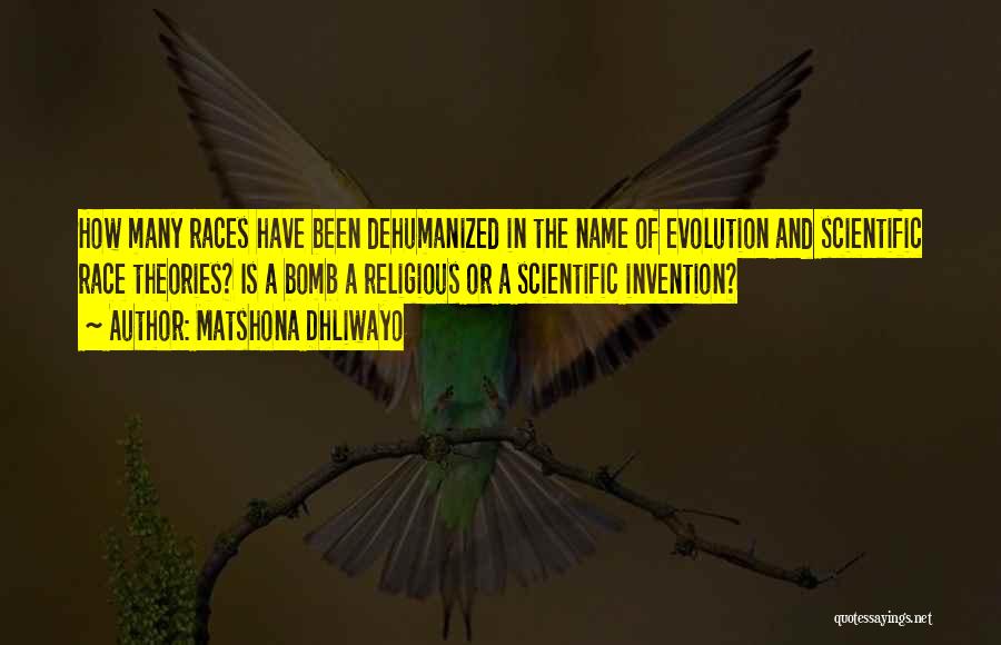 Evolution And Religion Quotes By Matshona Dhliwayo