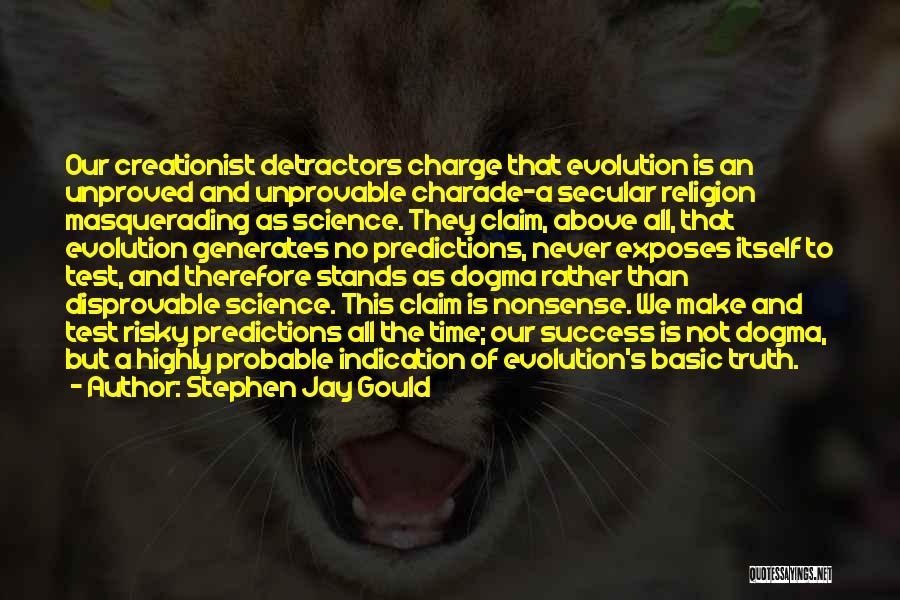 Evolution And Religion Quotes By Stephen Jay Gould