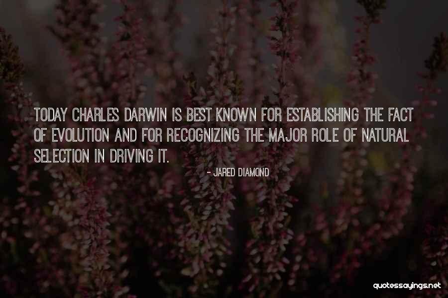 Evolution Charles Darwin Quotes By Jared Diamond