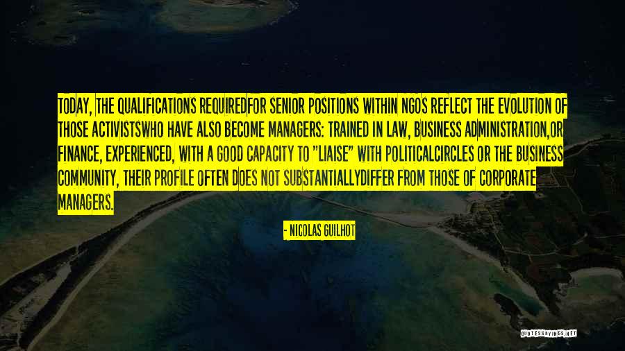 Evolution In Business Quotes By Nicolas Guilhot