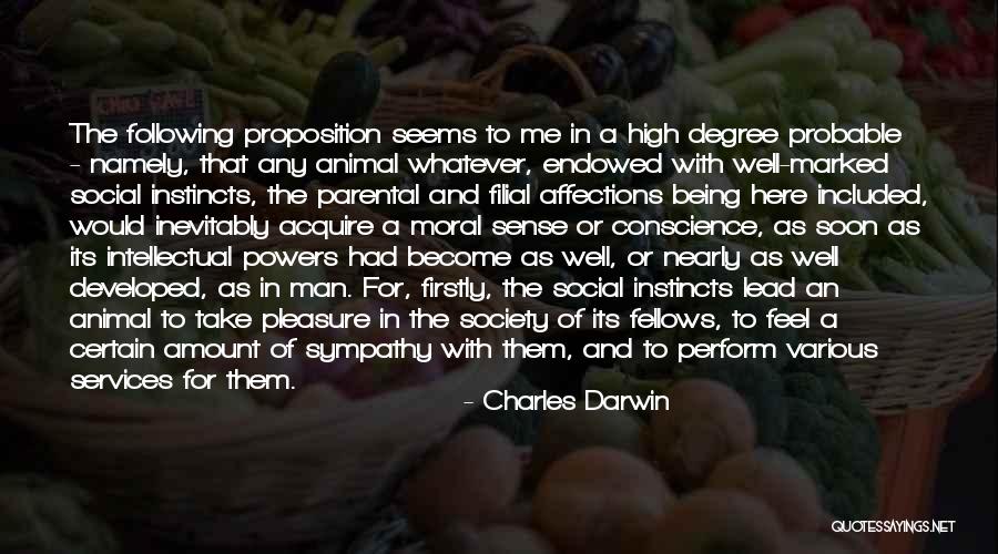 Evolution Of Society Quotes By Charles Darwin