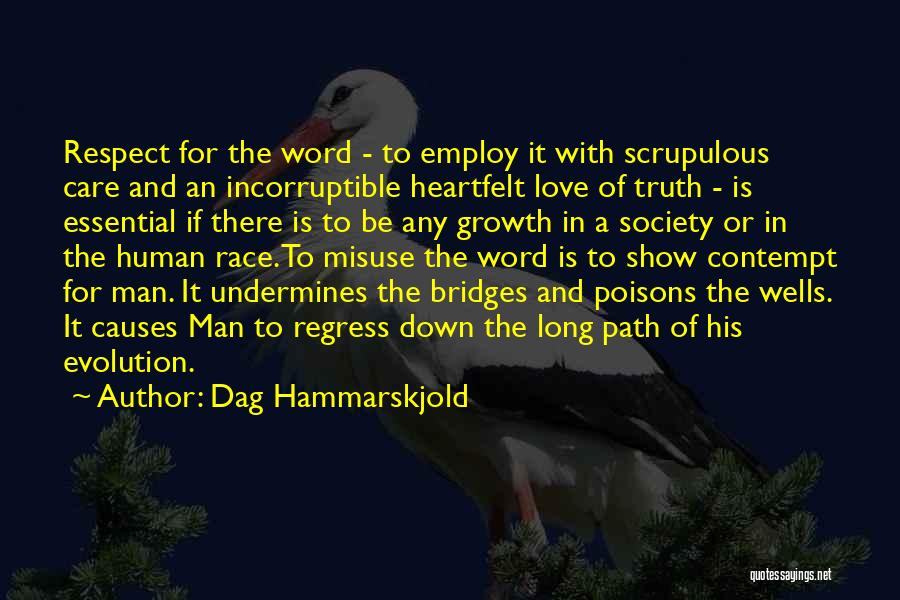 Evolution Of Society Quotes By Dag Hammarskjold