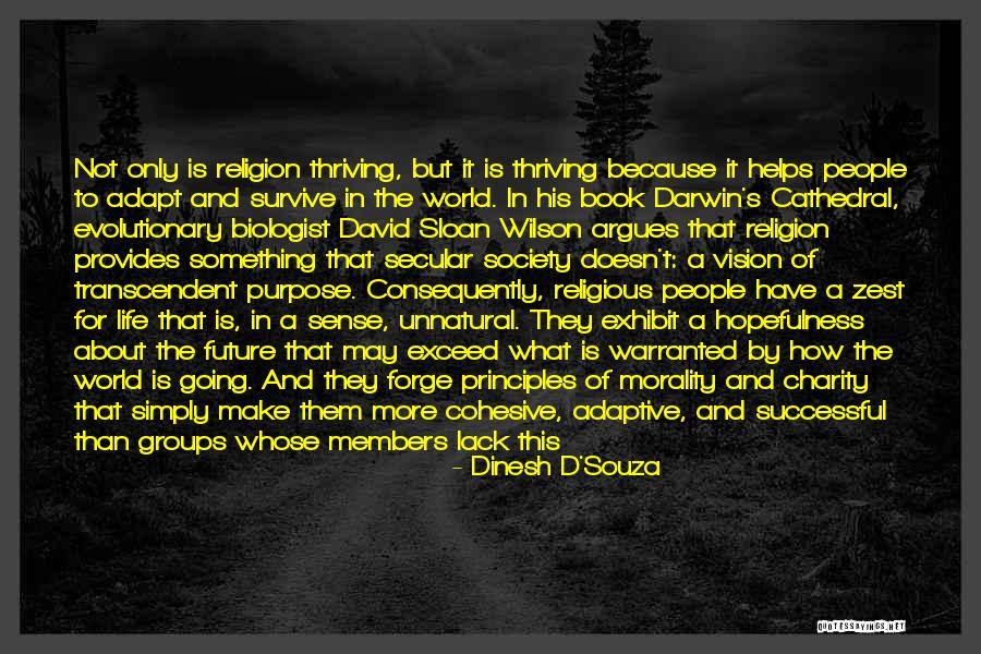 Evolution Of Society Quotes By Dinesh D'Souza