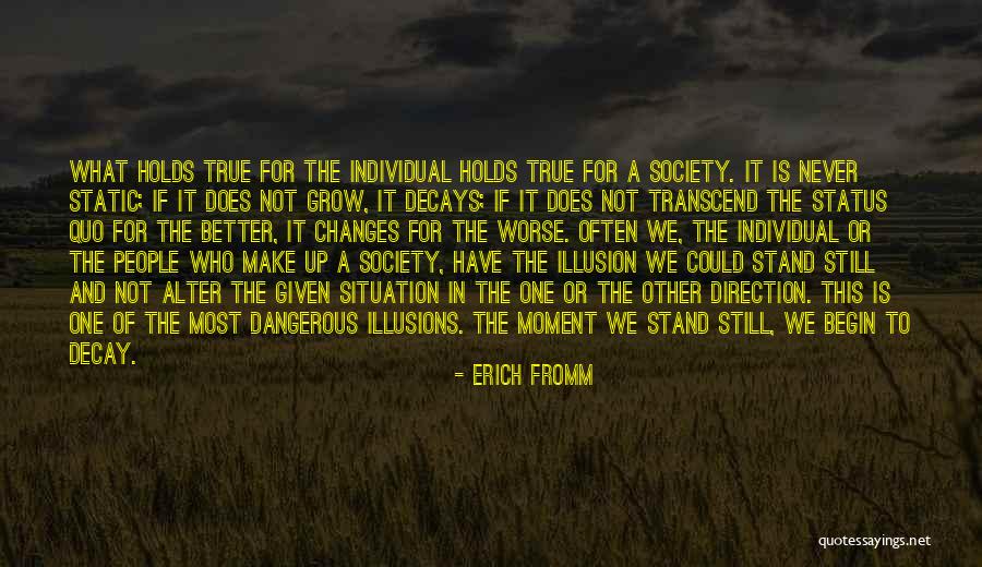 Evolution Of Society Quotes By Erich Fromm