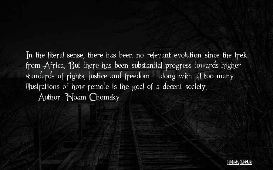 Evolution Of Society Quotes By Noam Chomsky