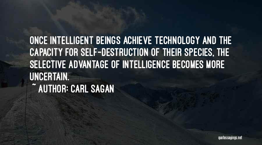 Evolution Of Technology Quotes By Carl Sagan
