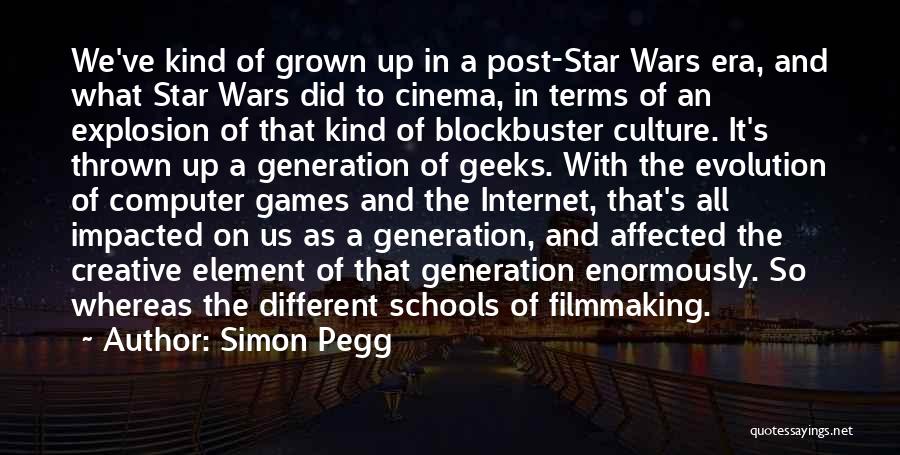 Evolution Of War Quotes By Simon Pegg
