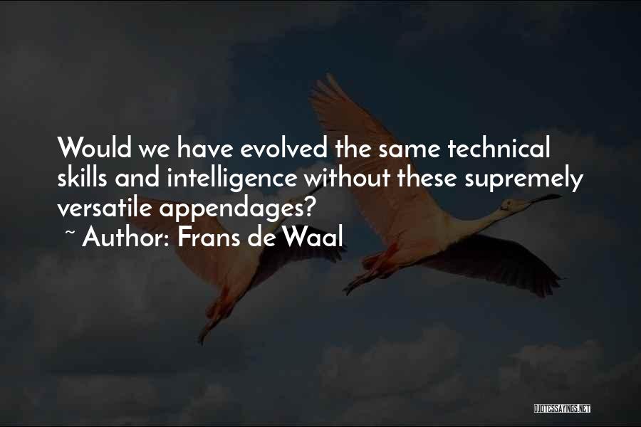 Evolved Quotes By Frans De Waal