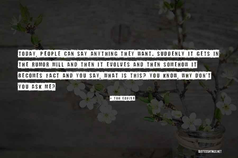 Evolves Quotes By Tom Cruise Evolves Quotes By Tom Cruise