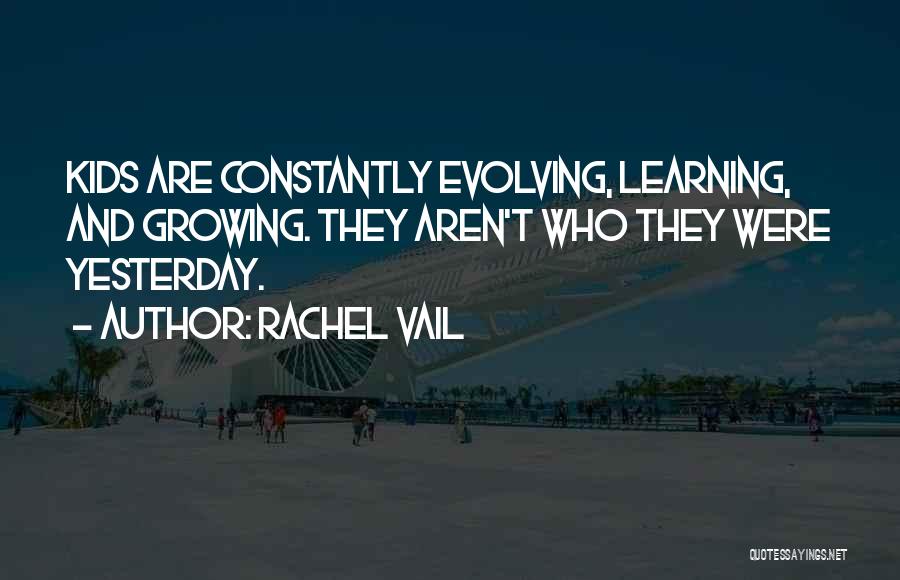 Evolving Quotes By Rachel Vail