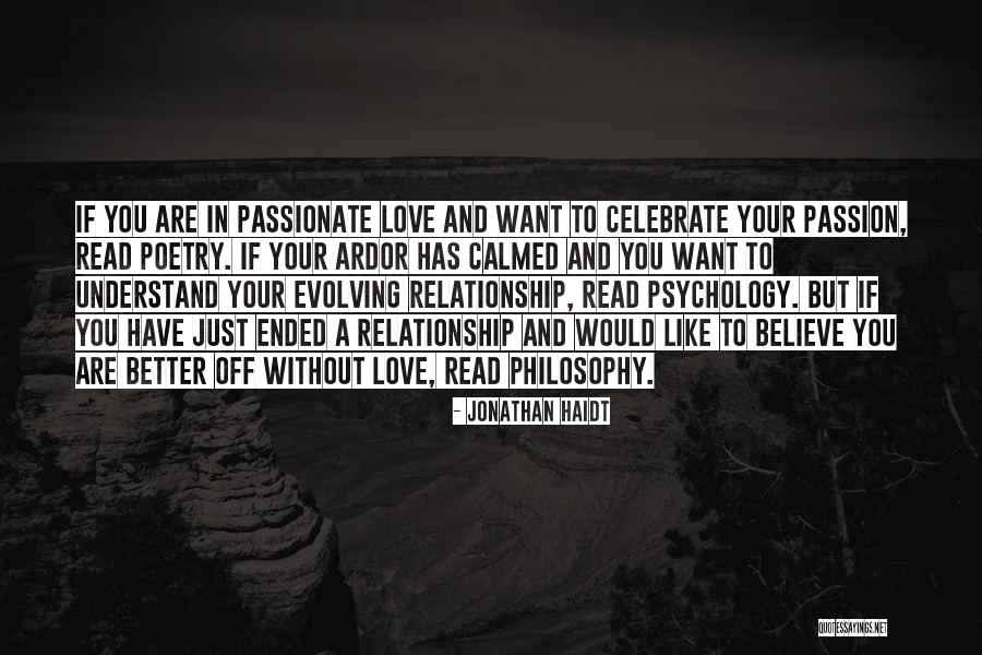 Evolving Relationship Quotes By Jonathan Haidt