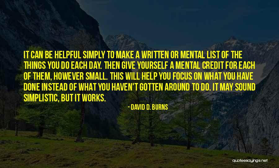 Eworldtrade Quotes By David D. Burns Eworldtrade Quotes By David D. Burns