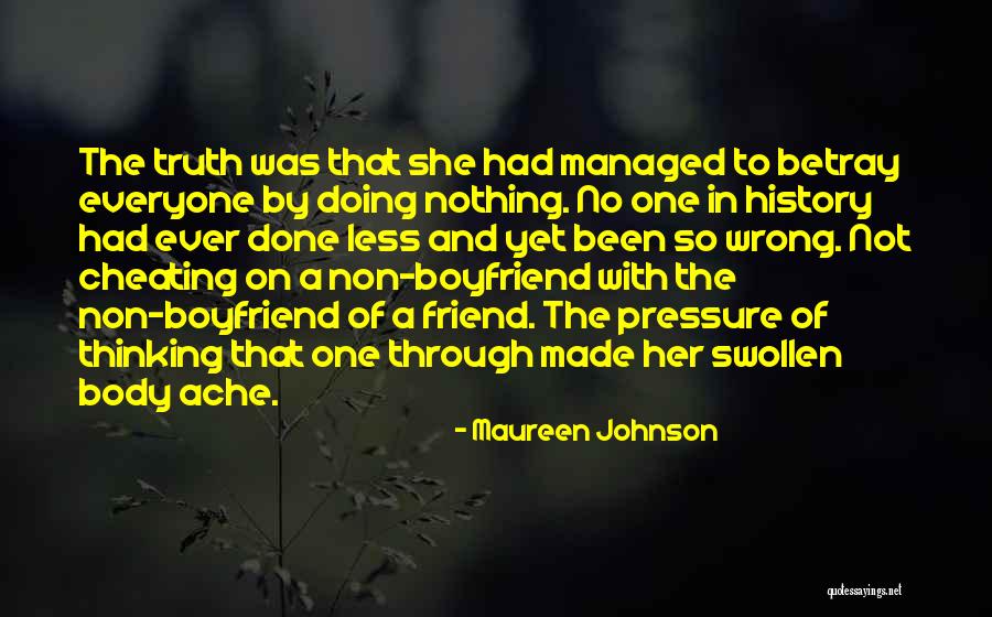 Ex Boyfriend Cheating Quotes By Maureen Johnson Ex Boyfriend Cheating Quotes By Maureen Johnson