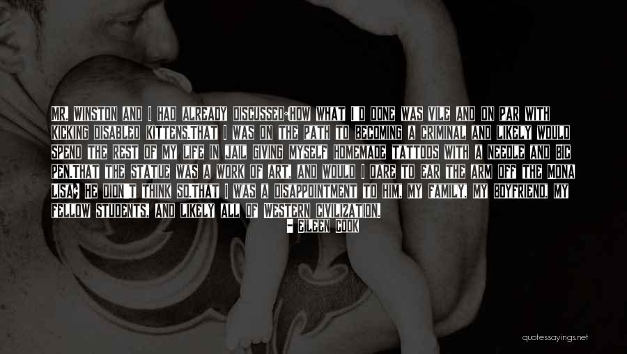 Ex Boyfriend Family Quotes By Eileen Cook