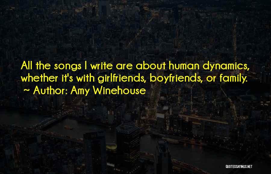 Ex Boyfriends And Girlfriends Quotes By Amy Winehouse