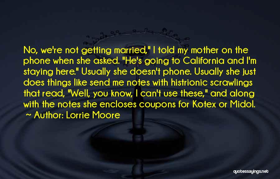 Ex Getting Married Funny Quotes By Lorrie Moore