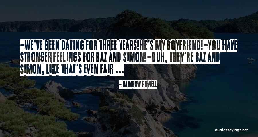 Ex Of Your Boyfriend Quotes By Rainbow Rowell