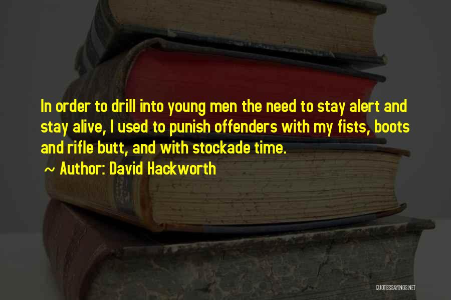 Ex Offenders Quotes By David Hackworth