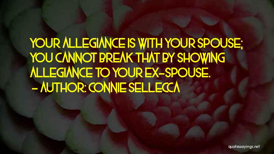 Ex Spouse Quotes By Connie Sellecca