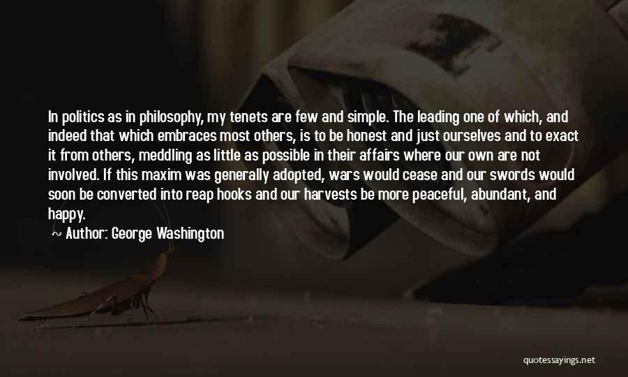 Exact Quotes By George Washington