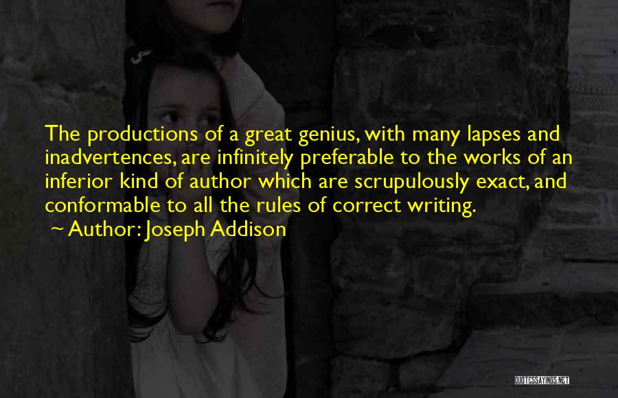 Exact Quotes By Joseph Addison