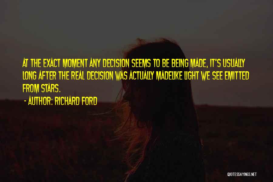 Exact Quotes By Richard Ford