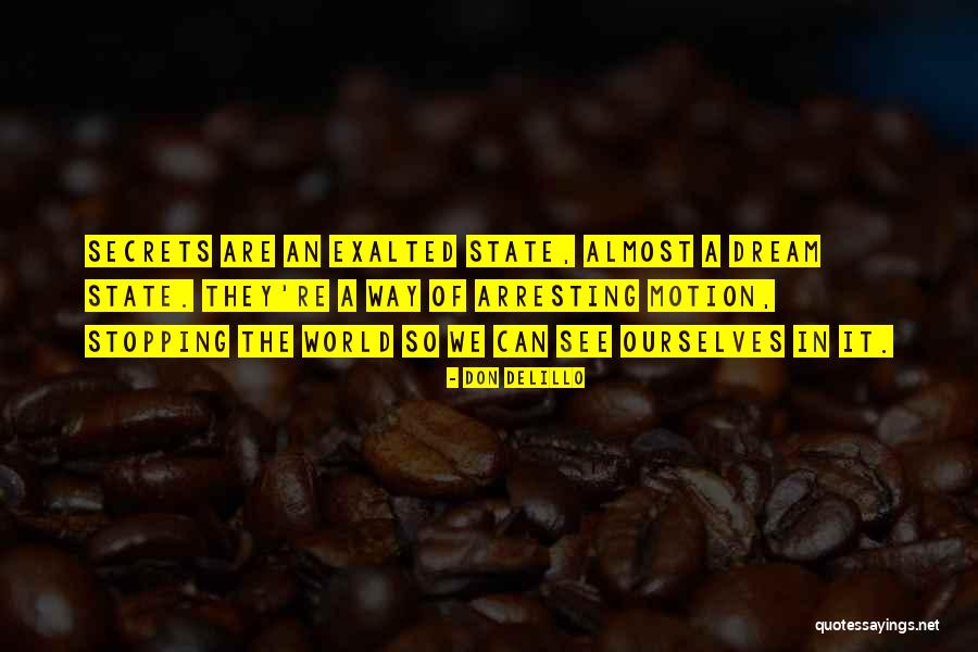 Exalted Best Quotes By Don DeLillo Exalted Best Quotes By Don DeLillo