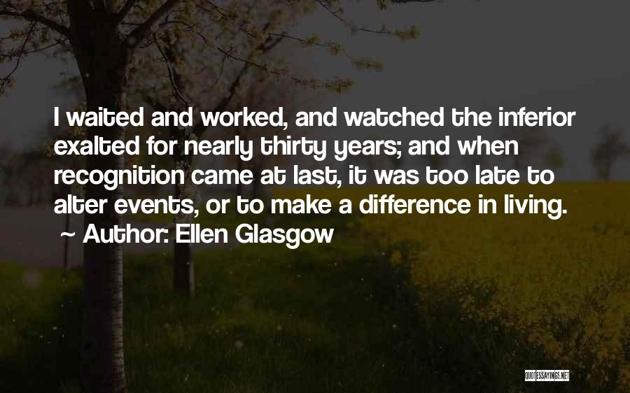 Exalted Quotes By Ellen Glasgow