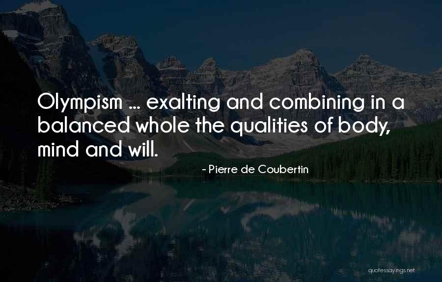 Exalting Quotes By Pierre De Coubertin Exalting Quotes By Pierre De Coubertin
