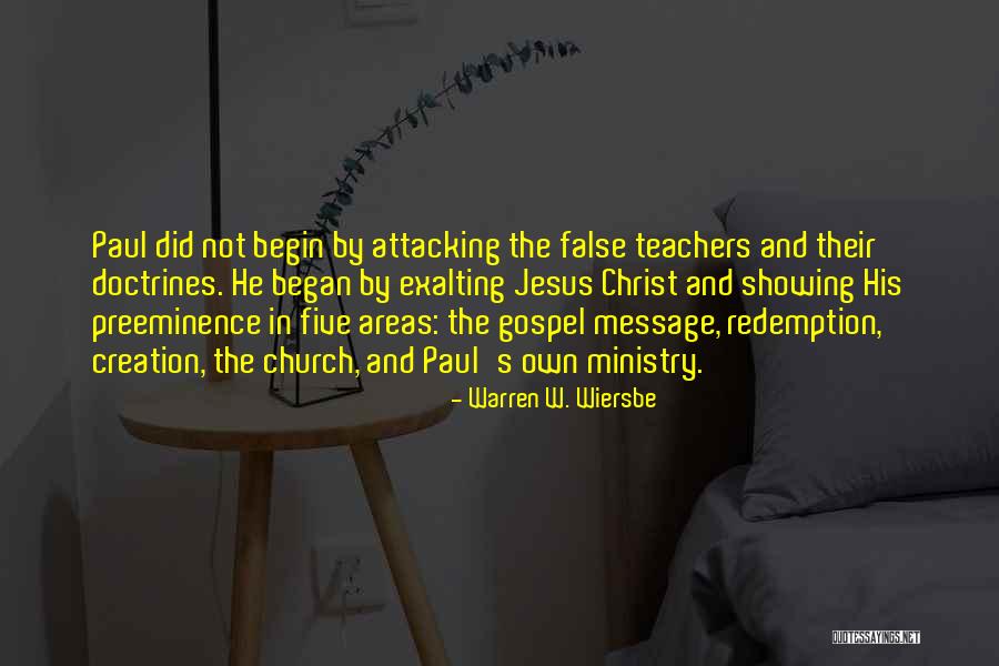 Exalting Quotes By Warren W. Wiersbe Exalting Quotes By Warren W. Wiersbe