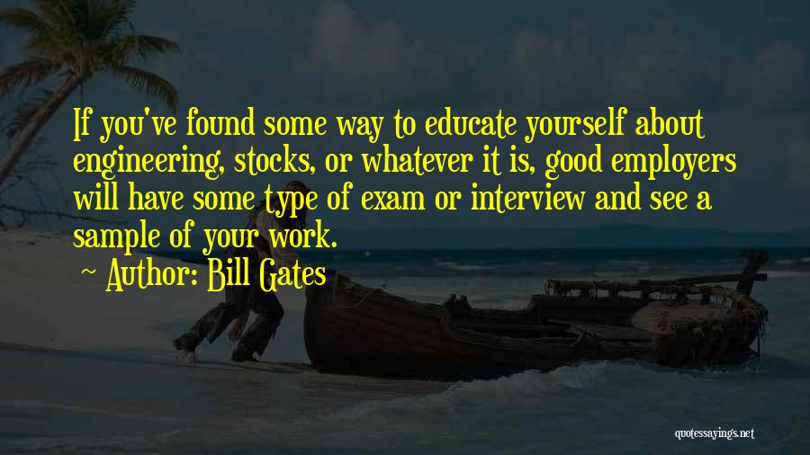 Exam Over Quotes By Bill Gates