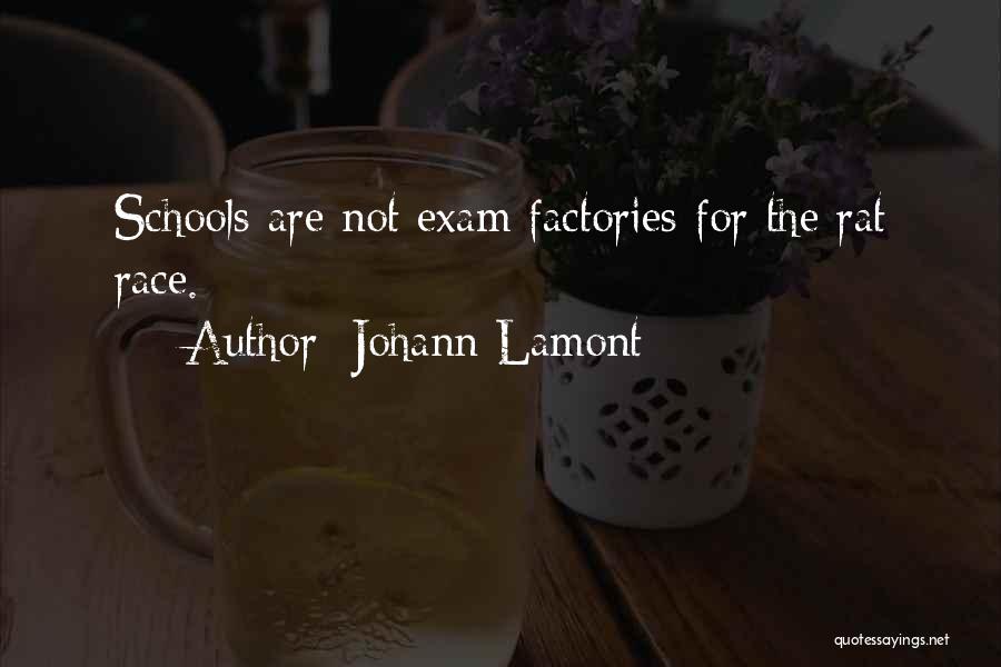 Exam Quotes By Johann Lamont