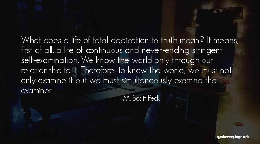 Examination Over Quotes By M. Scott Peck Examination Over Quotes By M. Scott Peck