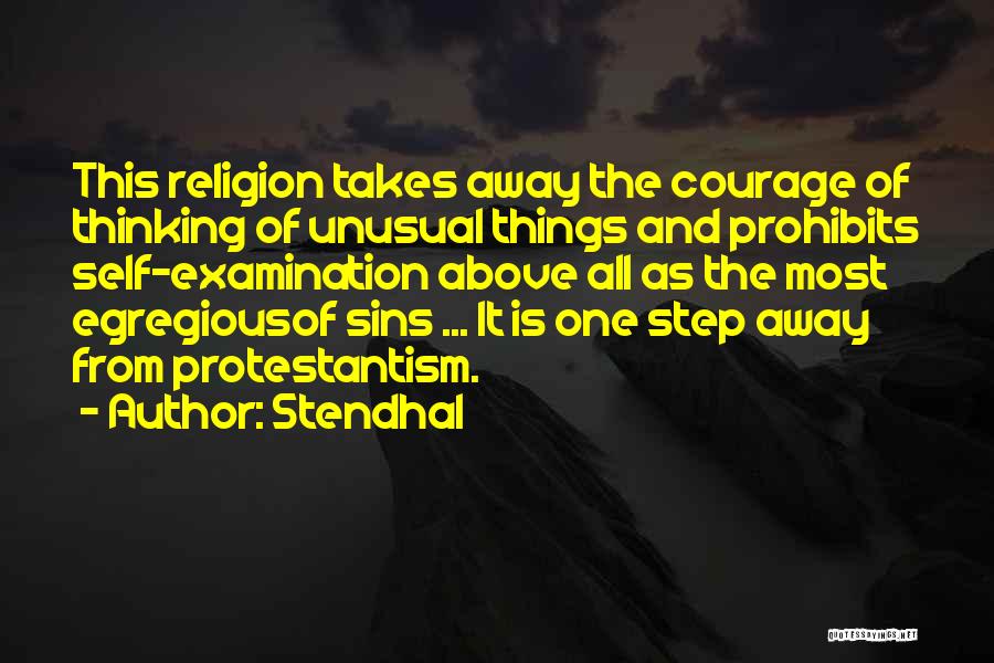 Examination Quotes By Stendhal